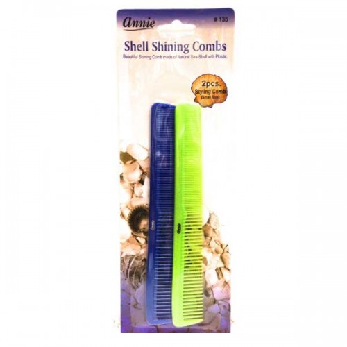 Annie Shell Shining Styling Comb 2PCS #135